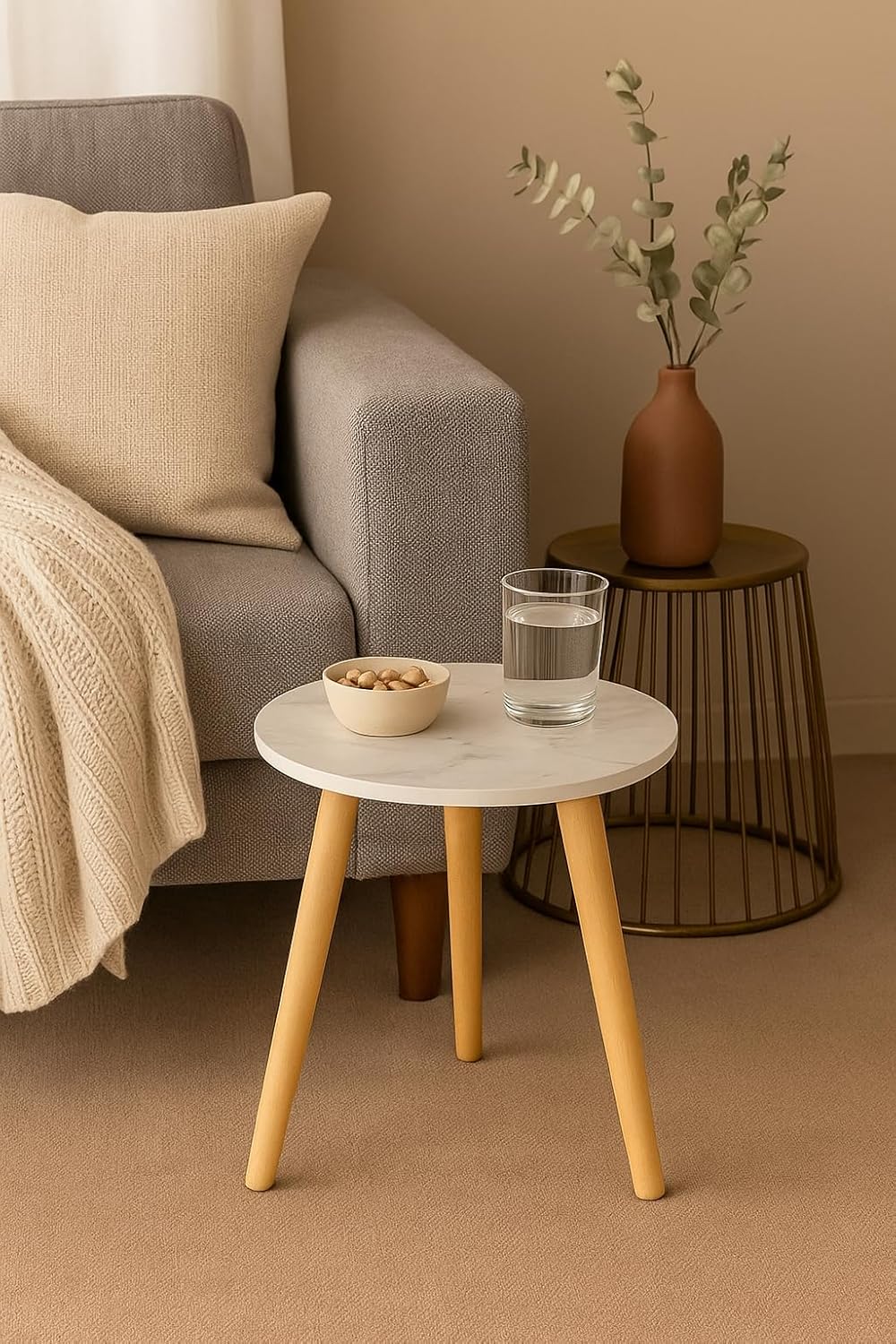Compact Decorative Side Table for Modern Interiors