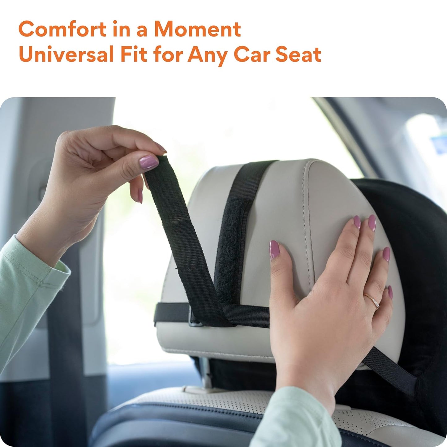 Premium Memory Foam Car Neck Support Pillow