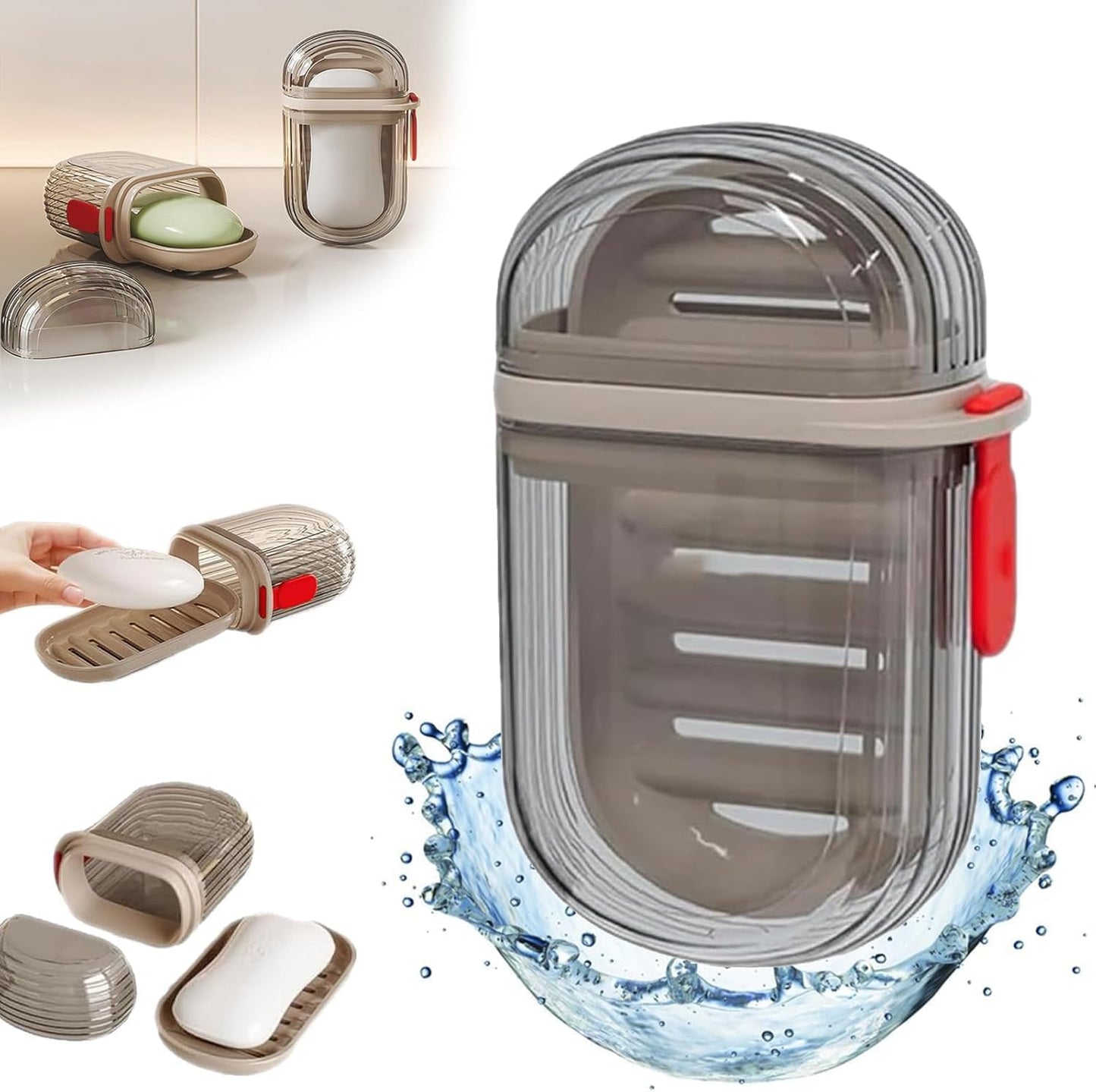 Premium Portable Soap Holder for Travel & Home