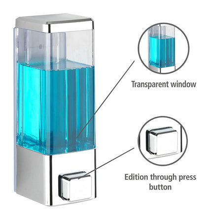 Modern Clear Soap Dispenser for Kitchen & Bathroom