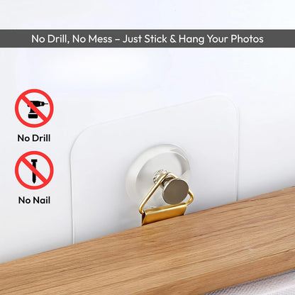 Premium Transparent Wall Hooks – No Drilling Needed