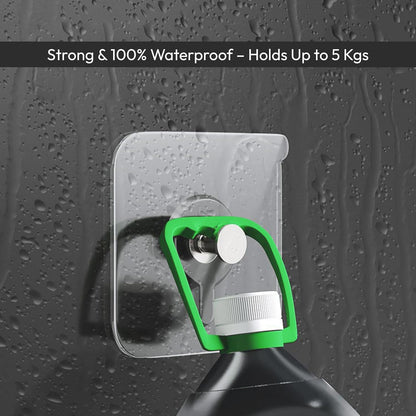 Premium Transparent Wall Hooks – No Drilling Needed