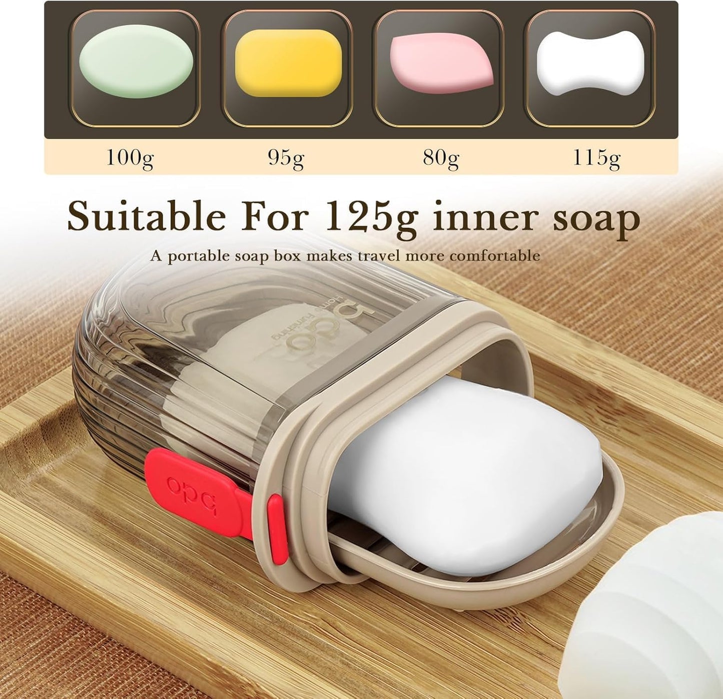Premium Portable Soap Holder for Travel & Home