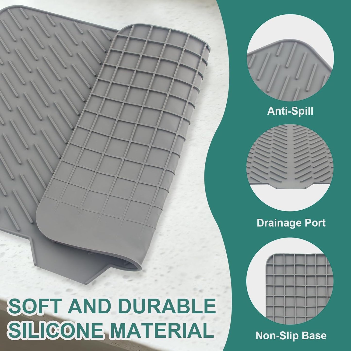 Premium Silicone Dish Drying Mat