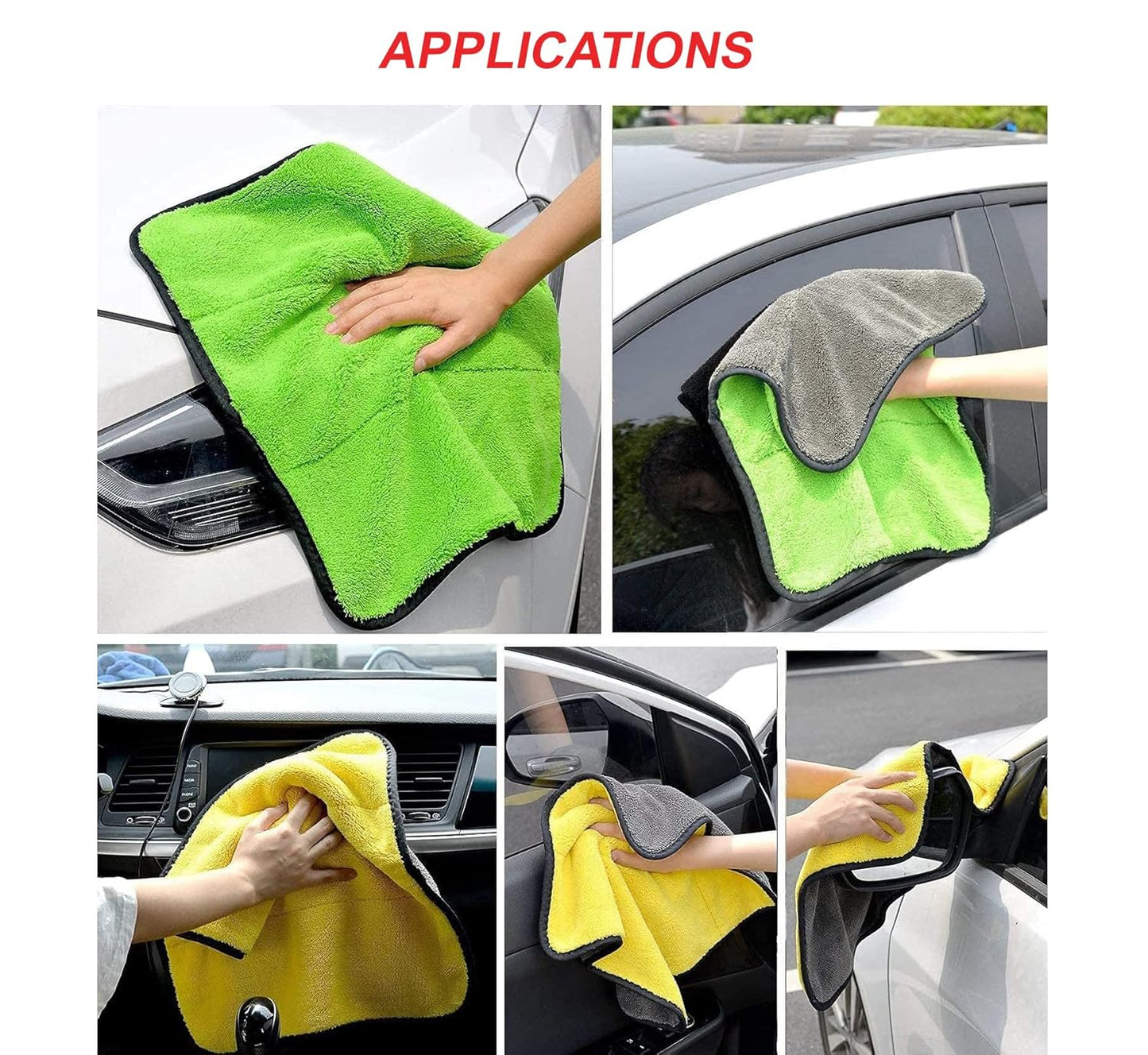 Ultra Soft Microfiber Cloth for Car Cleaning